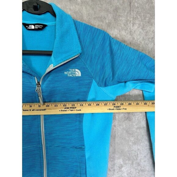 The North Face Jacket Women’s Medium Blue Castle Crag Full Zip Fleece Stretch - Picture 9 of 10